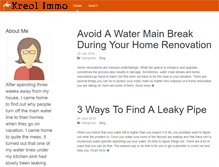 Tablet Screenshot of kreol-immo.com